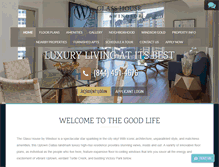 Tablet Screenshot of glasshousebywindsor.com